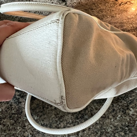 Prada Cinghiale-Trimmed Canapa Tote - Picture 7 of 11